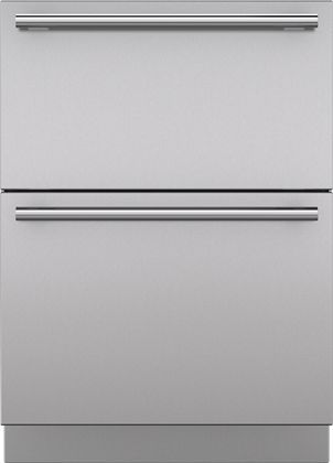 Sub-Zero® 24" Stainless Steel Drawer Panels with Tubular Handles-0