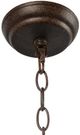 YHD Rustic Brown 6-Light Crystal Chandelier-2
