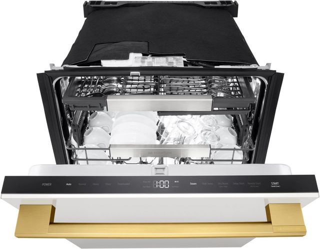 LG SIGNATURE Tailored Collection 24” Essence White 39 dBA Built-In Top Control Dishwasher with 1-Hour Wash & Dry-2