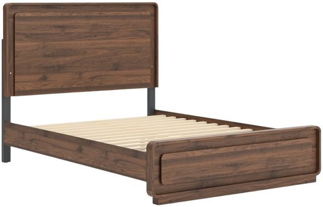 Signature Design by Ashley® Hollinaze Walnut Brown Queen Panel Bed-0