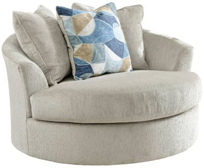 Benchcraft Maxon Place Stone Oversized Swivel Accent Chair Benchcraft Maxon Place Stone Oversized Swivel Accent Chair