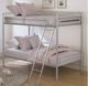 Furniture of America® Hector Silver Twin Metal Youth Bunkbed-1