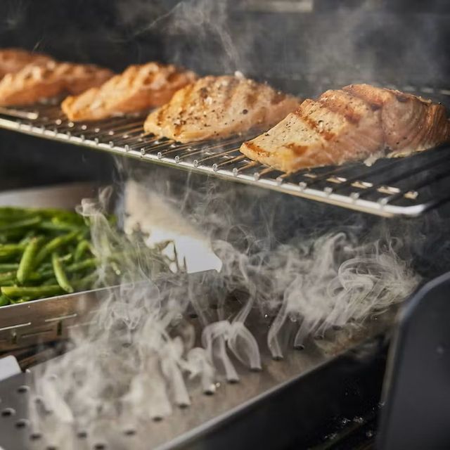 Weber® Summit® FS38 E 5-Burner Black Freestanding Natural Gas Grill-3