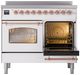 Ilve® Nostalgie II Series 40" White Pro Style Induction Range-3
