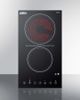 Summit® 12" Black Electric Cooktop-2