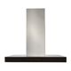 Best® Ispira 36" Stainless Steel Black Glass Island Range Hood-0