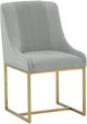 TOV Furniture Lisa by Inspire Me! Home Decor Gold/Gray Dining Chair-0