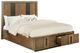 Coaster® Terrace Ash Brown Queen Panel Bed-1