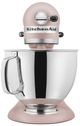 KitchenAid® Artisan® Series 5 Quart Feather Pink Stand Mixer-2