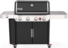Weber® Grills® Genesis 4-Burner Black Freestanding Liquid Propane Gas Grill