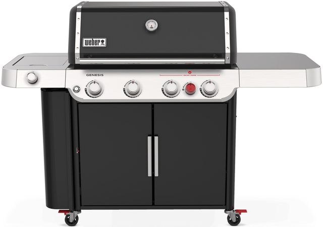 Weber® Genesis 4-Burner Black Freestanding Liquid Propane Grill-0