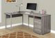 Monarch Specialties Inc. Dark Taupe 80" L Shaped Computer Desk-1