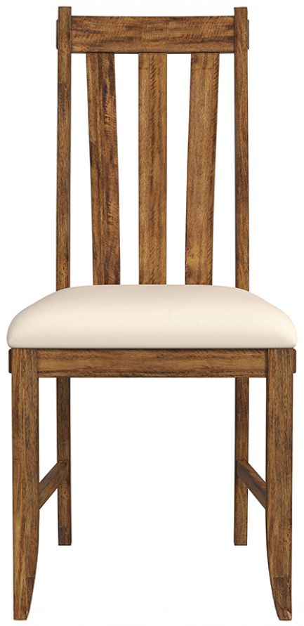 A-America® Silverdale Russet Upholstered Slatback Dining Chair-2
