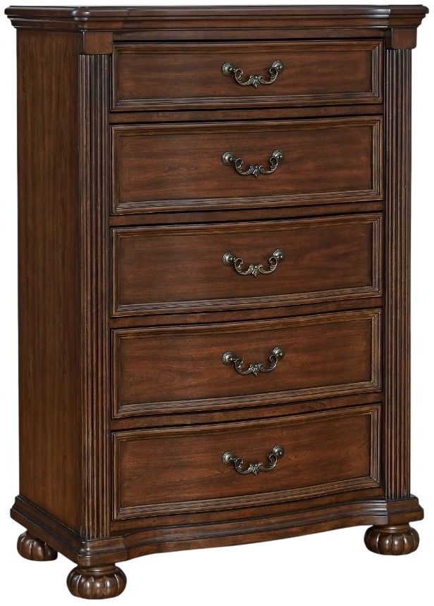 Signature Design by Ashley® Lavinton Brown 5-Drawer Chest-0