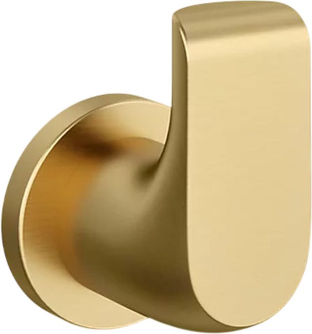 KOHLER® Avid® Vibrant Brushed Moderne Brass Robe Hook-0