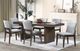 New Classic® Home Furnishings Kody 7-Piece Dark Walnut/Stone Gray Rectangle Dining Table-1