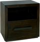 Elements International Magnum Grey Nightstand-0