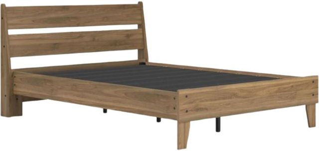 Signature Design by Ashley® Deanlow Honey Full Platform Panel Bed-3
