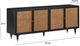 TOV Furniture Sierra Black 72" Sideboard-2