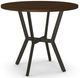 Amisco Customizable Norcross 36' Walnut Veneer Round Counter Table-0