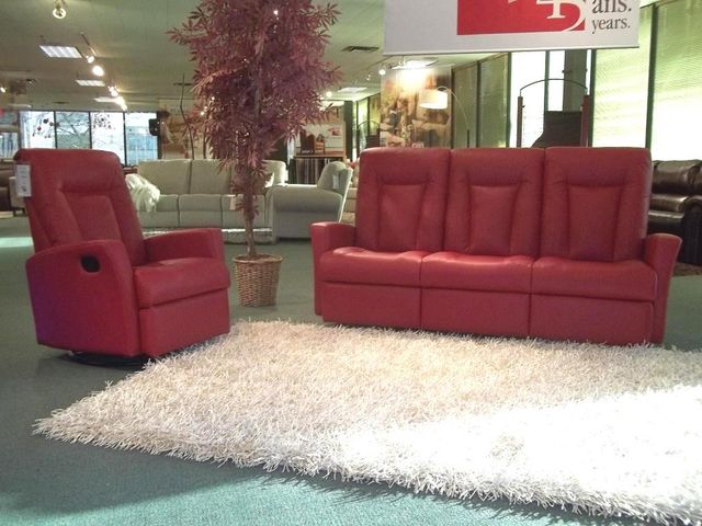 Elran Lauren Red Manual Recliner-3