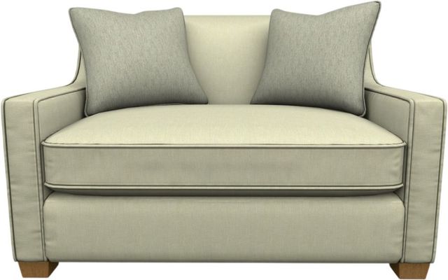 Best® Home Furnishings Customizable Marinette Twin Sleeper Chair and a Half with Honey Birch Legs-1