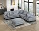 Homelegance® Robstown Gray Ottoman-1