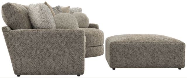 Jackson Furniture Turner 3-Piece Mushroom Modular Sectional with Ottoman-4