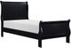 Homelegance® Mayville Black Twin Sleigh Bed-0