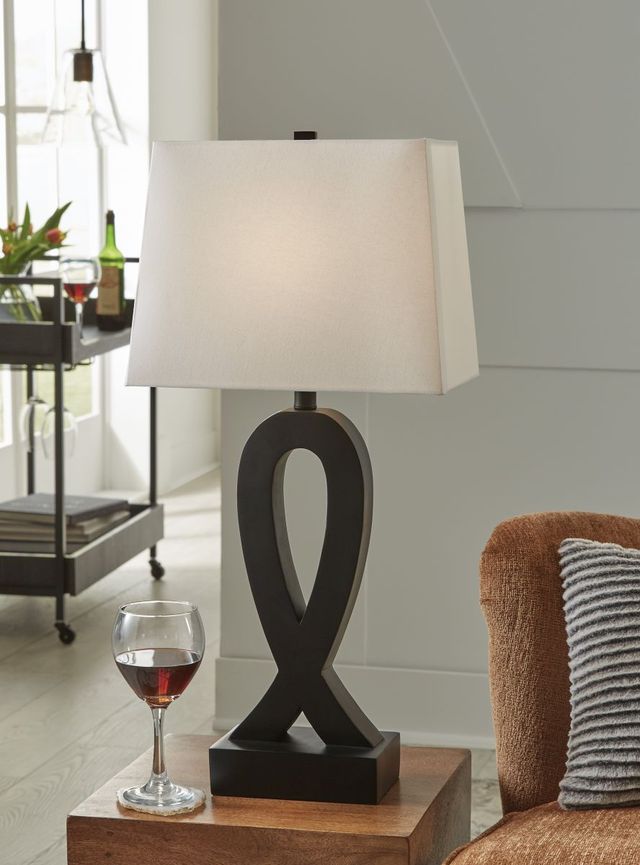 Signature Design by Ashley® Markellton Poly Black Table Lamp-5