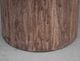 International Furniture Direct Sahara Cream Top End Table with Caramel Brown Base-4