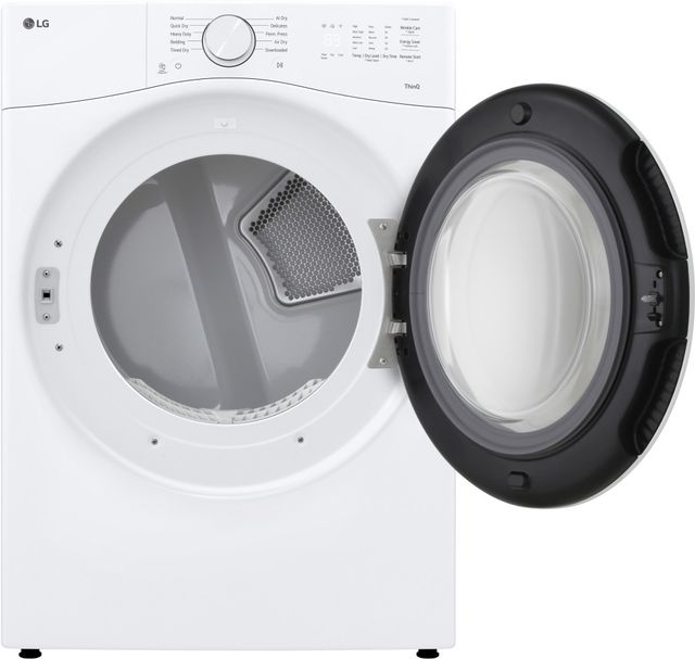 LG 7.4 Cu. Ft. White Front Load Electric Dryer with High Efficiency Control Dryer™-1