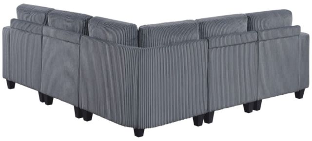 Homelegance® Walterboro 5-Piece Dark Gray Modular Sectional with Storage-3
