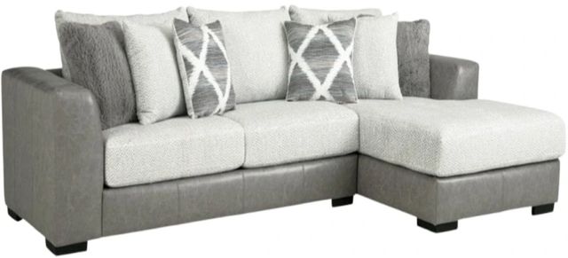 Albany Industries 2-Piece Attract Dove Right-Arm Facing Chaise Sectional-0