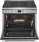Frigidaire Professional® 36'' Smudge-Proof® Stainless Steel Pro Style Dual Fuel Range-3