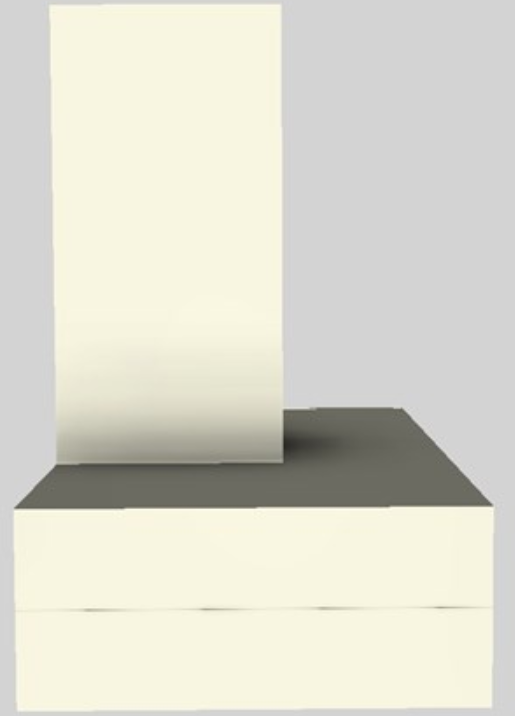 Vent-A-Hood® 36" Biscuit Contemporary Wall Mounted Range Hood-1