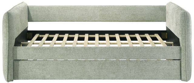 Crown Mark Philipa Light Green Upholstered Daybed-4