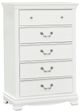 Mazin Furniture Lucida White Chest-1