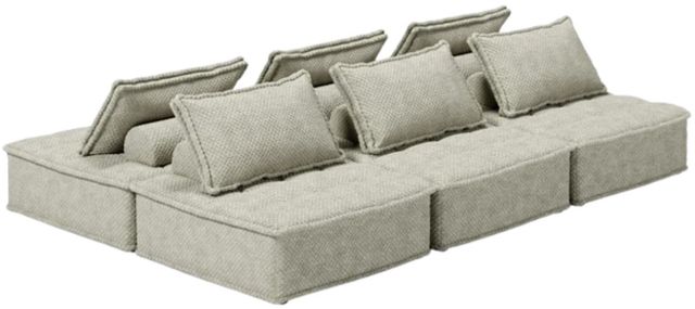 Signature Design by Ashley® Bales 6-Piece Taupe Modular Seating-2