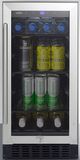 Summit® 2.3 Cu. Ft. Stainless Steel Beverage Center-2