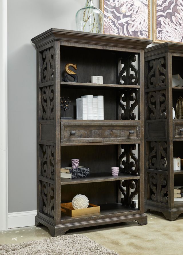 Magnussen Home® Bellamy Peppercorn Bookcase-3