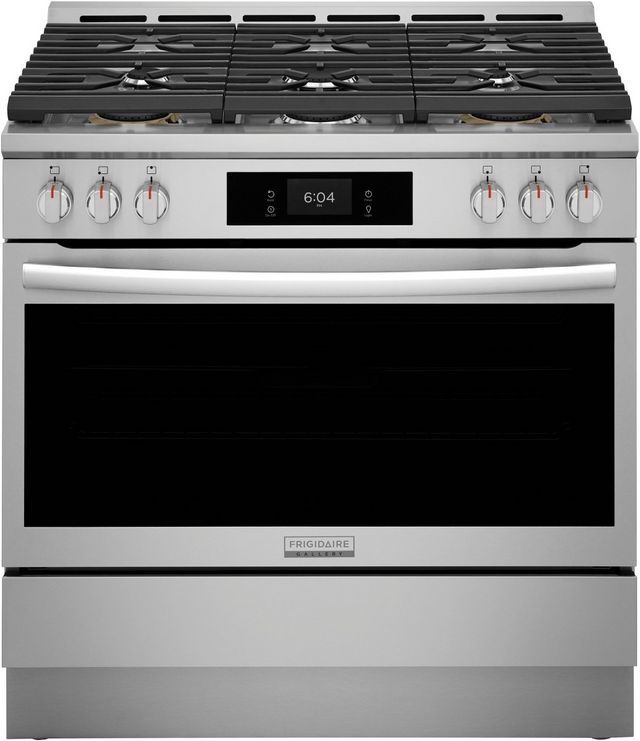 Frigidaire Gallery® 36" Smudge-Proof® Stainless Steel Pro Style Gas Range-0