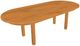 Mavin Customizable 42" x 84" Oval Dining Table-0