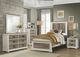 Mazin Furniture Arcadia White/Weathered Gray Twin Bed-2