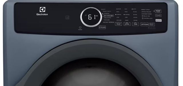 Electrolux 8 Cu. Ft. Denim Blue Perfect Steam™ Electric Dryer with Instant Refresh-2