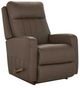 La-Z-Boy® Finley Stone Leather Manual Rocking Recliner-0