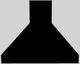 Vent-A-Hood® 36" Black Euro-Style Wall Mounted Range Hood-0