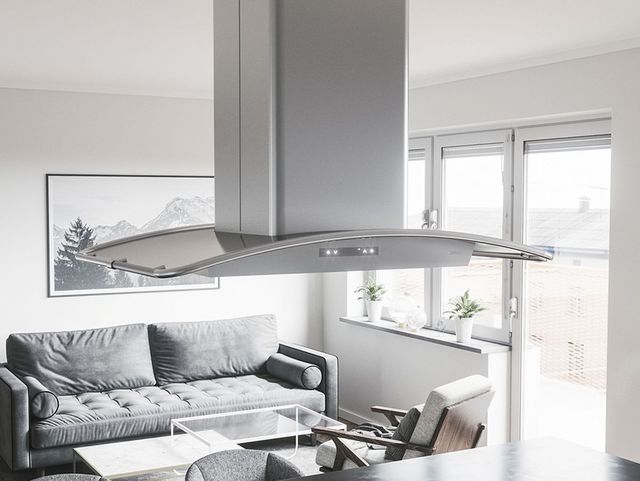 Zephyr Essentials Europa Milano-G 36" Stainless Steel Island Hood-1