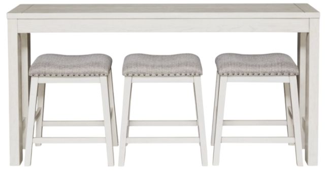 Signature Design by Ashley® Robbinsdale 4-Piece Antique White Dining Set-2