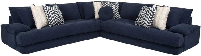 Franklin™ Neptune 3-Piece Maples Denim L-Shape Sectional-2